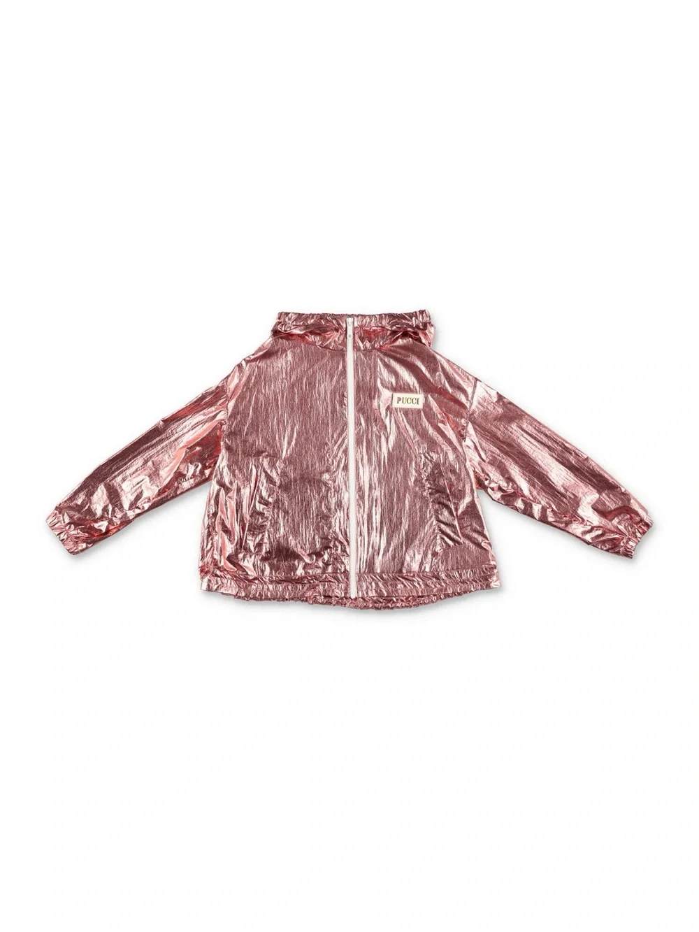 PUCCI Girls Rose Gold Jacket